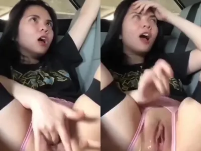 Gái việt tự sướng phê trợn trắng mắt trên ô tô