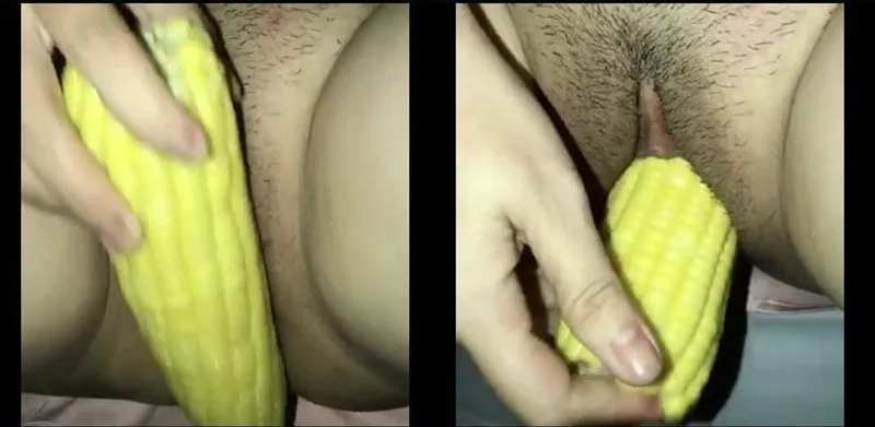 Dâm dục quá em tự sướng với bắp